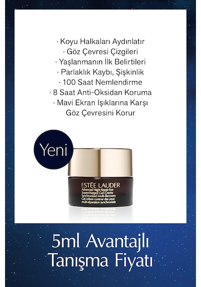 Estee Lauder Seyahat Boy Göz Kremi - Advanced Night Repair Supercharged Jel Göz Kremi 5 ML