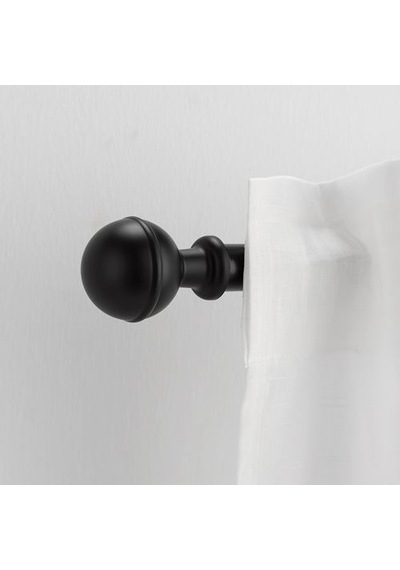Ikea Alvarstånds Perde Çubuğu Topuzu, Siyah