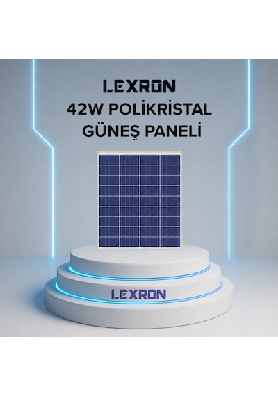 42w Polikristal Güneş Paneli