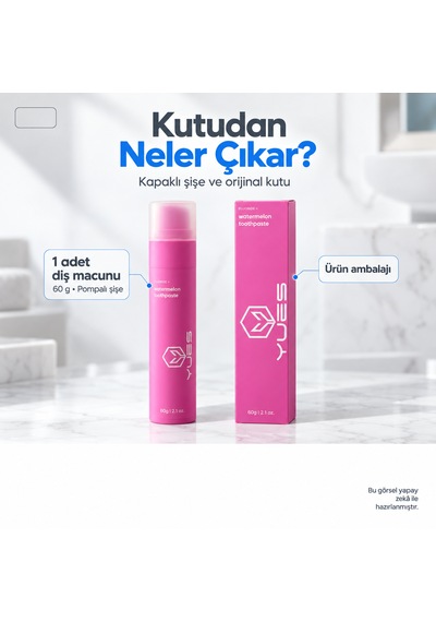 Yues Gs-009f Karpuz Aromalı Florürlü Pompalı Diş Macunu 60 G Beyazlatma