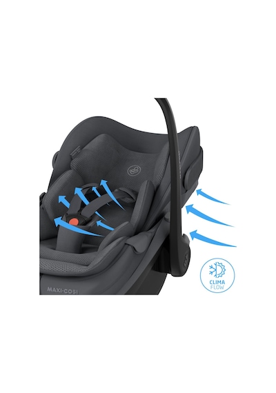 Maxi-cosi Pebble Slide Pro Tam Yatabilen 0-13 Kg Ana Kucağı Ve Oto Koltuğu Graphite