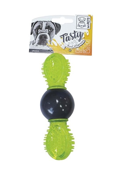 M-pets Uranus Kauçuk Ödül Hazneli Köpek Oyuncağı Yeşil 16,5x6x6 Cm 244-50090.01
