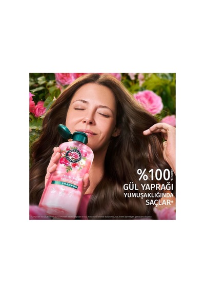 Kadifemsi Yumuşaklık Gül Kokulu Şamp350ml X2 Tüm Saç Tipleri