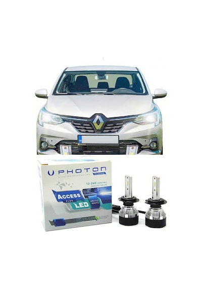 Renault Taliant Led Xenon Sis Far Ampulü H16 Access Yeni Seri Beyaz