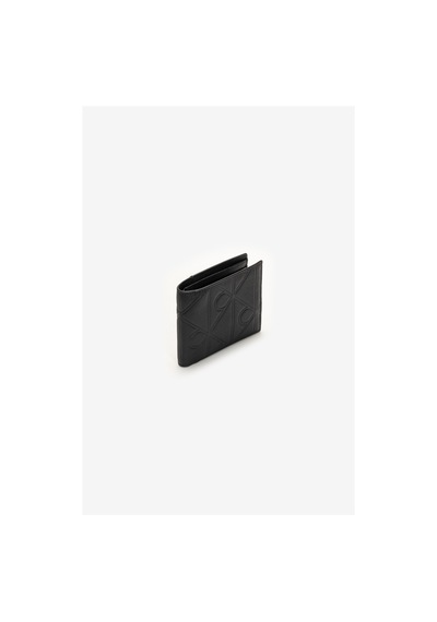 Calvin Klein Xl Emblem Aop Emboss Erkek Cüzdan Siyah-16194
