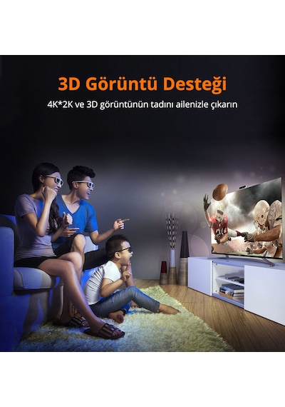 Ugreen 4k Mini Displayport Hdmı Dönüştürücü Kablo, 1,5 Metre, Siyah, 20848