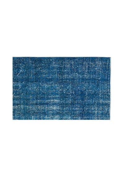 El Dokuması Vintage Yün-pamuk Turkuaz Halı 10898 161 X 277 Cm