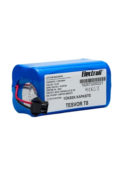 Tesvor T8 Batarya 3200mah Pil Robot Süpürge Batarya
