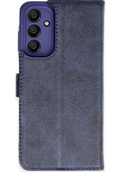 Samsung Galaxy M15 Uyumlu Kılıf Trend S Plus Kapaklı Kılıf - Lacivert