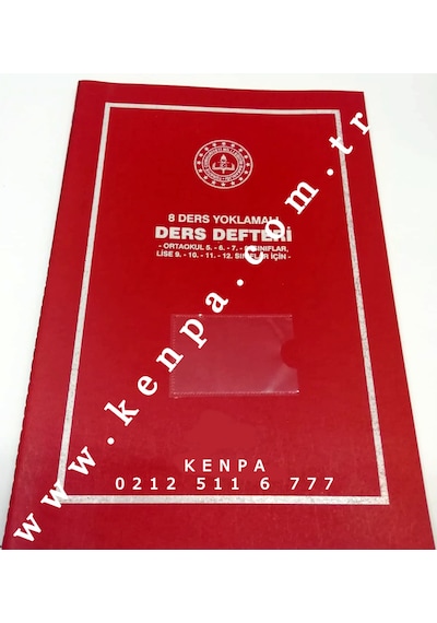 Gülpaş Sınıf Defteri 8 Ders Alttan Yoklamalı Numaralı Mavi