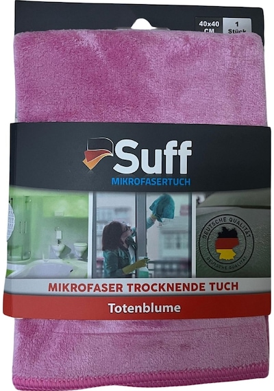Kadife Çiçeği Mikrofiber Kurulama Bezi 40 X 40 Cm, Pembe
