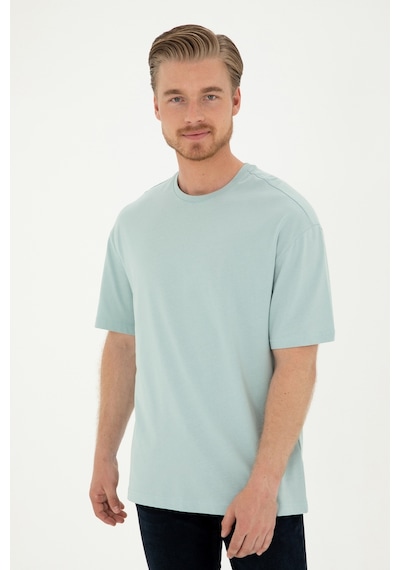 U.S. Polo Assn. Erkek Comfort Fit Bisiklet Yaka Su Yeşili Tişört 50294216-VR048 U.S. Polo Assn. Erkek Comfort Fit Bisiklet Yaka Su Yeşili Tişört 50294216-VR048