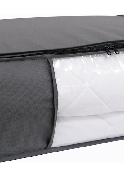 Vedsey 5' Li 50x70x25 Set Antrasit Pencereli Baza Altı Organizer Hurç Antrasit