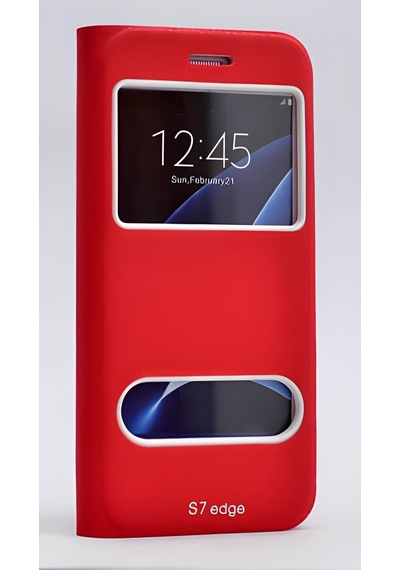 Galaxy S7 Edge Uyumlu Kılıf Dolce Kapaklı Kılıf 001