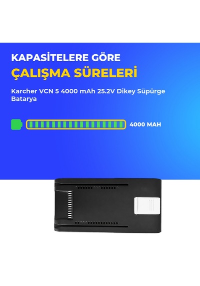 Karcher Vcn 5 4000 Mah 25.2v Dikey Süpürge Batarya