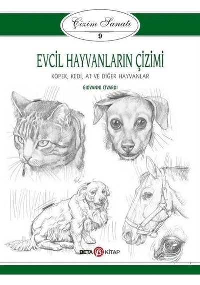 Çizim Sanatı 9-Evcil Hayvanların Çizimi - Giovanni Civardi - Beta Kitap