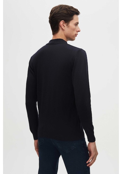 D'S Damat Ds Damat Regular Fit Lacivert Pamuk Karışımlı Yarım Balıkçı Triko Kazak 5hf06ort16275 Çok Renkli