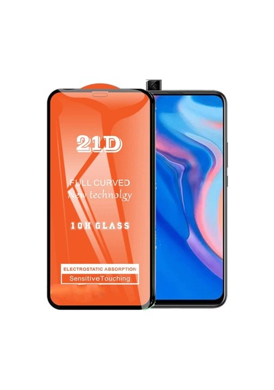 Huawei Y9 Prime 2019 Ekran Koruyucu 21D Tam Kaplayan Kavisli