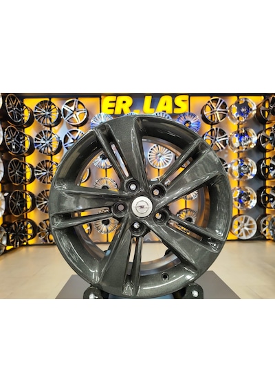 4 Adet Opel Astra  7.5 17 5 115 Et45 70.2 Füme Jant Revize Edilmiş Takım