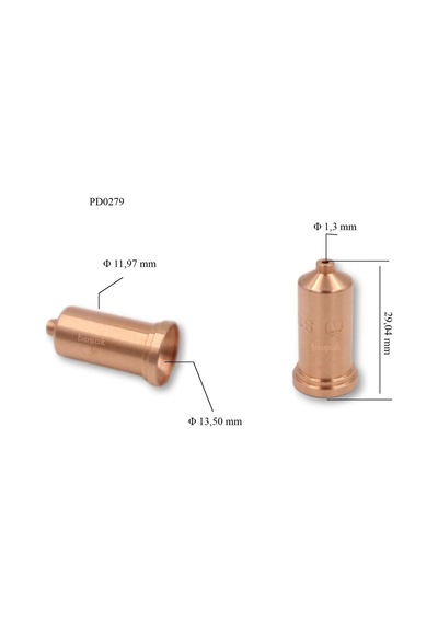 Trafimet S 125 1,3mm Uzun Plazma Kesim Memesi Pd0279-13
