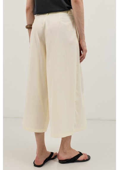 Antioch Pileli Culotte Pantolon Ekru