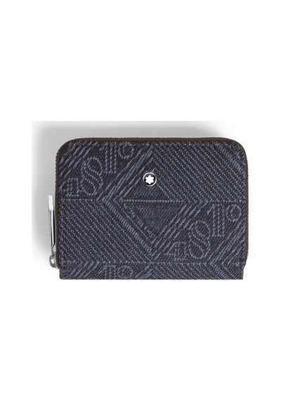 Mont Blanc Montblanc 4810 Denim 2 Bölmeli Cüzdan 221478 Mavi