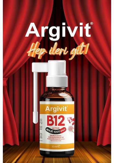 Argivit Vitamin B12 Active Maxi Sprey 30 Ml
