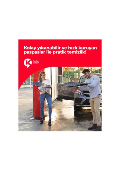 Polo 2010-2017 Uyumlu Hücreli Yüzey Eva Paspas Seti Paspas Takımı Siyah Yüzey Siyah