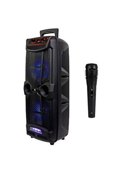 Led Işıklı Bluetooth Hoparlör Mikrofonlu Şarjlı Taşınabilir Speaker