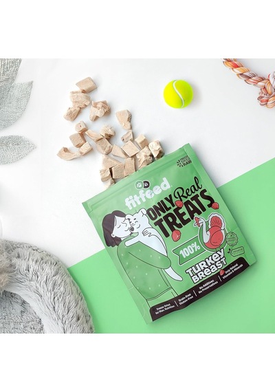 Freeze-dried Çiğ Hindi Göğüs Köpek Ödül Maması 40g