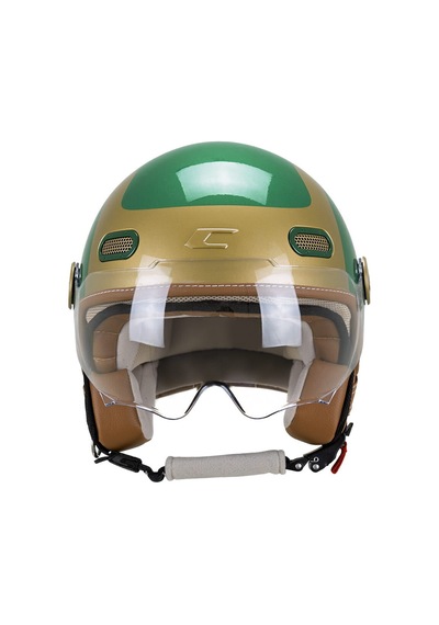 Cgm 191g Pix Sprint Verde Oro Sagomata Açık Kask Yeşil-gold