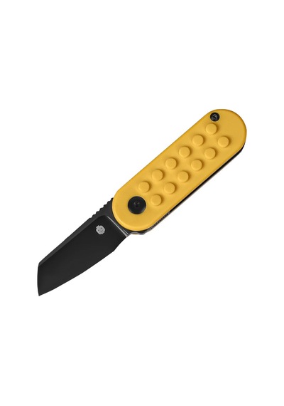 Kizer Mini Bay 14c28n Yellow Brick G10 Handle Kizerv 2583a1 Kamp Çakısı Altın - Kahverengi