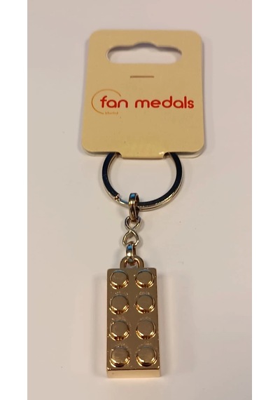 Yapboz Eğitici Oyuncak Anahtarlık Bronz Metal