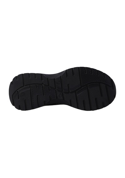 Albishoes Albini Kadın Baskılı Hakiki Deri Ve Süet Günlük Spor Ayakkabı Siyah