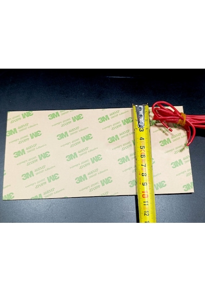 Sern Esnek Silikon Açık Büfe 20x10cm Yapışkanlı Termikli Isıtıcı Rezistans 200w R1083