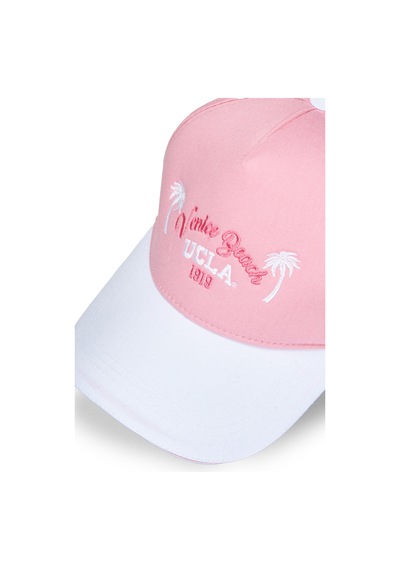 Ucla Caıro Pembe Baseball Cap Nakışlı - Unisex Şapka Pembe