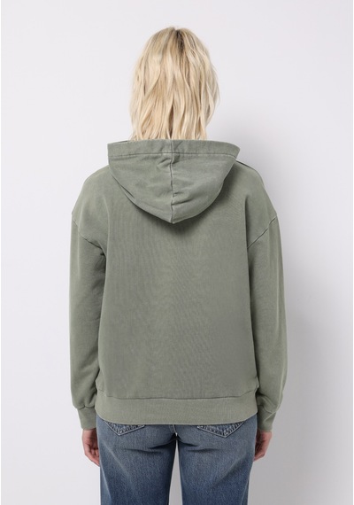 Colin's Colins Regular Fit Kapüşonlu Baskılı Kadın Yeşil Sweatshirt Cl1075205 Q1.v1 Sag Sage
