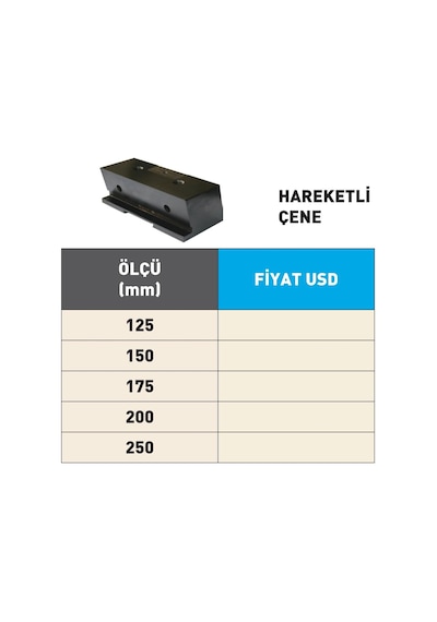 Fett 250mm Krasnic Mvn Süper Hassas Hareketli Çene