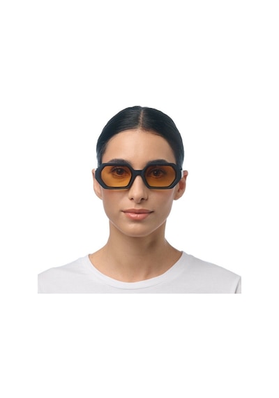 Okkia Andrea Altıgen Unisex Güneş Gözlüğüsiyah / Lens : Sarı Siyah