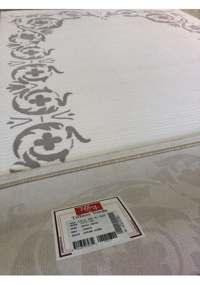 Tiffany Halı Verda T 1213 A 150X230 Beyaz Vizon 4 M2 Halı !