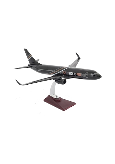 Zekupp Boeing /37-800 1/100 Ölçek FHTF 2 Sloganlı Model Uçak