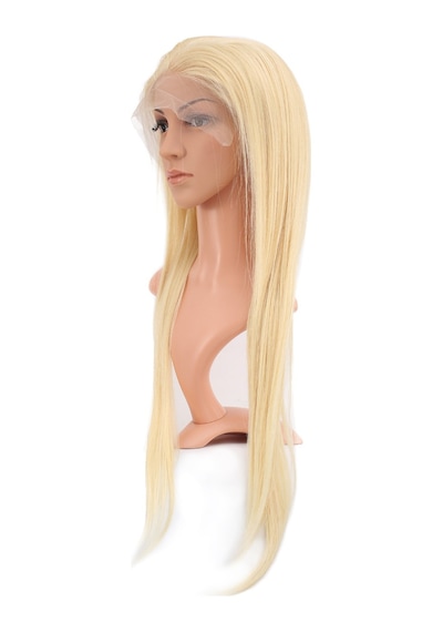 Gerçek Front Lace Düz Platin Tül Peruk / 75/80cm - Fglt-758728 Karışık - Çok Renkli