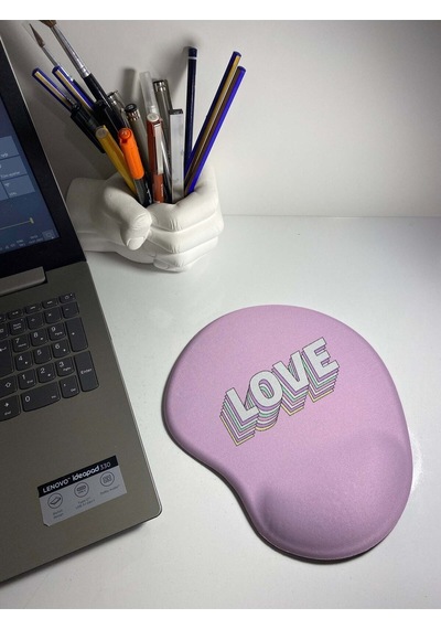 Love - Bilek Destekli Mouse Pad Mousepad