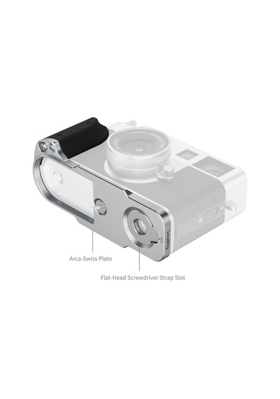 Smallrig - 5216 Fujifilm X-half Uyumlu Gümüş Silikon L Braket