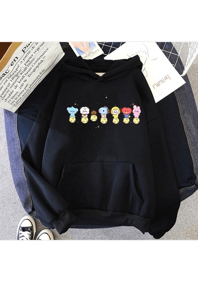 Bt21 Kapşonlu Sweatshirt