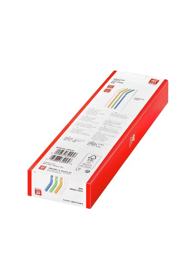 Zwilling Sorrento Renkli Cam Pipet, Kıvrımlı