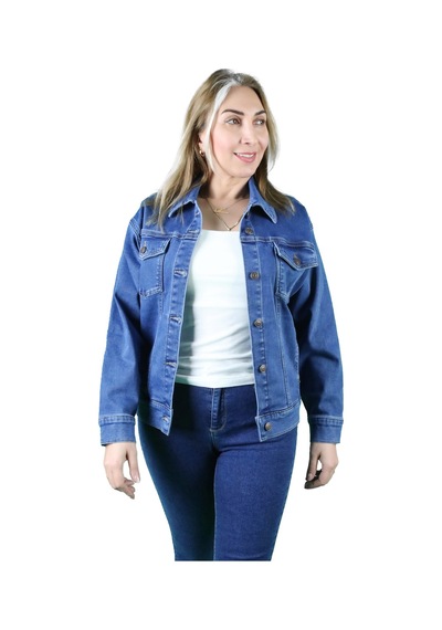 Kadın Şardonlu Kot Ceket 001