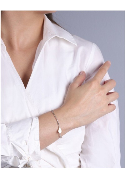 Diamond Line - Gülaylar - 3 Renkli Altın 14 Ayar Toplu Bileklik Standart N11.21850 Sarı Altın