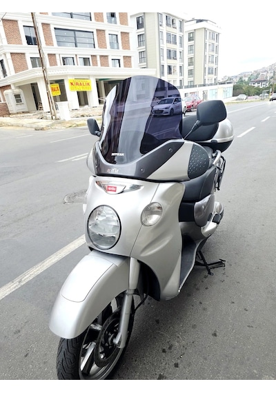 Motocam Aprilia Scarabeo 500 Ön Cam 49cm 2003-2008 Model Siyah Renkli 4mm