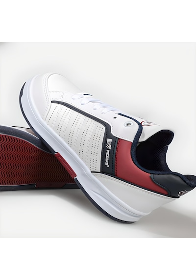 WİCKERS 1777 Beyaz_Bordo Erkek Sneaker Günlük Spor Ayakkabı Beyaz - Bordo
